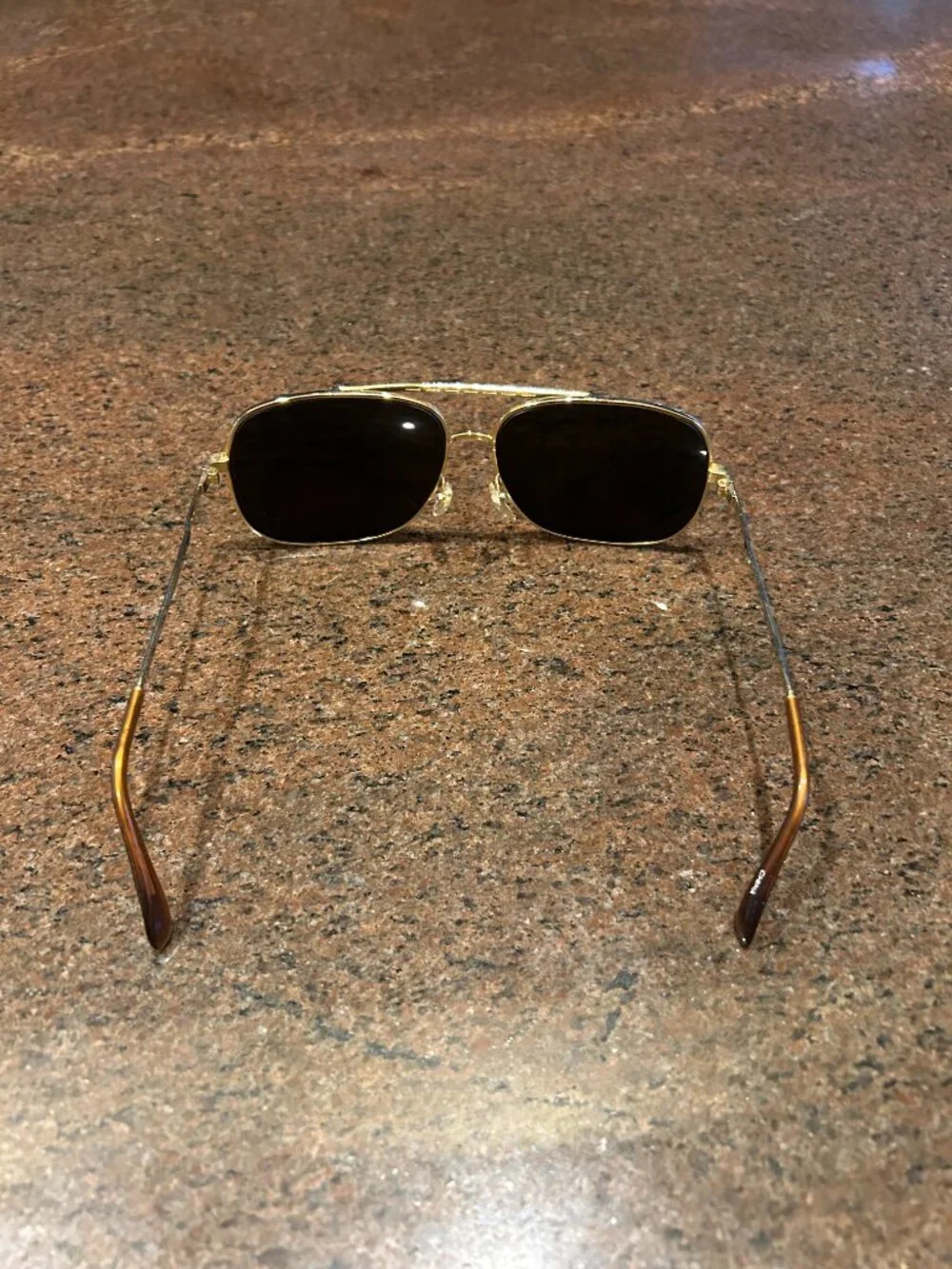 Mirrored Gold Rims Sunglasses - NWOT